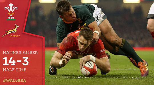 Wales v Springboks HT AIs 2018
